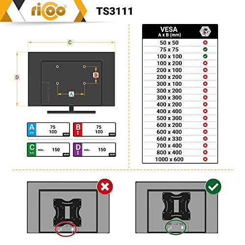 Ricoo TS3111 Tischhalterung für 2 Monitore mit Gasdruckfedergelenk - 6