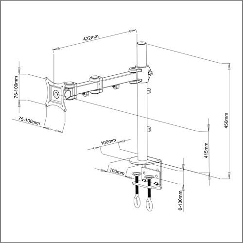 Trademount LCD352-S Tischhalterung - 5