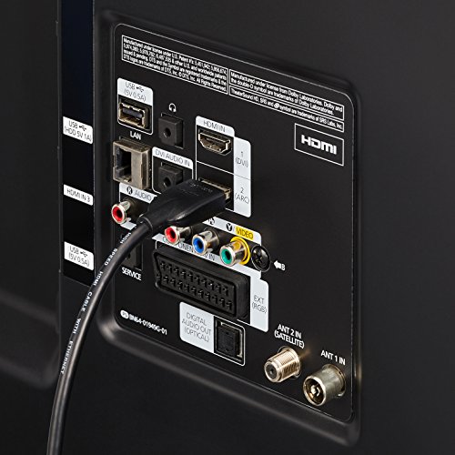 AmazonBasics Hochgeschwindigkeits-HDMI-Kabel 2.0, Ethernet, 3D, 4K-Videowiedergabe und ARC, 1.8m - 8